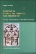 Lezioni di storia del diritto nel Medioevo