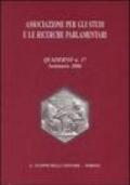 Associazione per gli studi e le ricerche parlamentari. 17.Seminario 2006