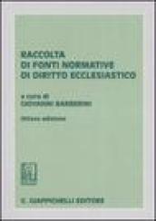 Raccolta di fonti normative di diritto ecclesiastico