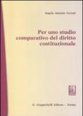 Per uno studio comparativo del diritto costituzionale