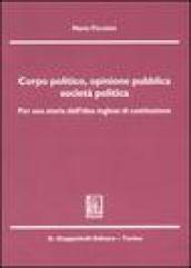 Corpo politico, opinione pubblica, società politica. Per una storia dell'idea inglese di costituzione