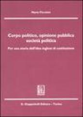 Corpo politico, opinione pubblica, società politica. Per una storia dell'idea inglese di costituzione