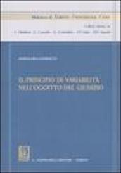 Il principio di variabilità nell'oggetto del giudizio