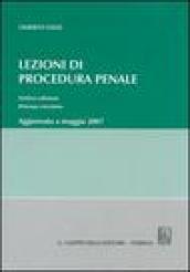 Lezioni di procedura penale