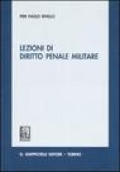 Lezioni di diritto penale militare