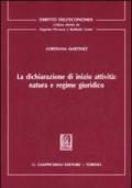 La dichiarazione di inizio attività: natura e regime giuridico