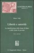 Libertà e autorità. La classificazione delle forme di Stato e delle forme di governo