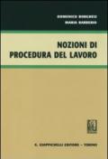 Nozioni di procedura del lavoro