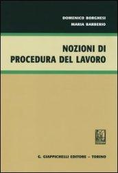 Nozioni di procedura del lavoro