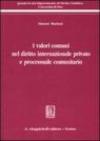 I valori comuni nel diritto internazionale privato e processuale comunitario