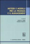 Metodi e modelli per la finanza e il management