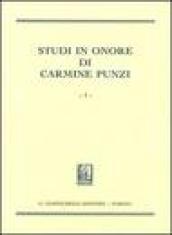 Studi in onore di Carmine Punzi