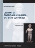 Lezioni di economia pubblica dei beni culturali