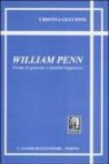 William Penn. Forme di governo e identità linguistica