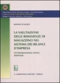 La valutazione delle rimanenze di magazzino nel sistema dei bilanci d 'impresa. Un'interpretazione storico dottrinale