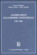 Aggiornamenti sulle riforme costituzionali (1998-2008)