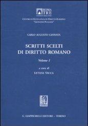 Scritti scelti di diritto romano: 1