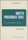 Diritto processuale civile. 2.Il processo ordinario di cognizione