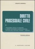 Diritto processuale civile. 3.I procedimenti speciali di cognizione