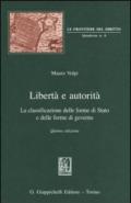 Libertà e autorità. La classificazione delle forme di Stato e delle forme di governo