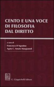 Cento e una voce di filosofia dal diritto