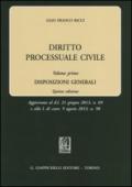 Diritto processuale civile. 1.Disposizioni generali