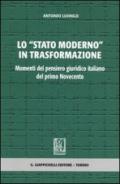 Lo «stato moderno» in trasformazione. Momenti del pensiero giuridico italiano del primo Novecento