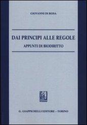 Dai principi alle regole. Appunti di biodiritto