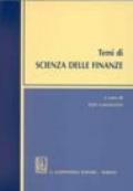 Temi di scienza delle finanze