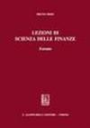 Lezioni di scienza delle finanze. Estratto