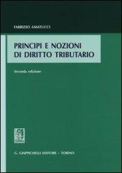 Principi e nozioni di diritto tributario