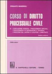 Corso di diritto processuale civile. Ediz. minore: 3