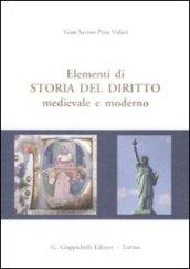 Elementi di storia del diritto medievale e moderno