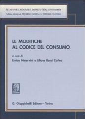 Le modifiche al codice del consumo