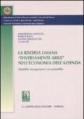 La risorsa umana «diversamente abile» nell'economia dell'azienda. Disability management e accountability