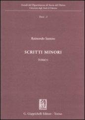 Scritti minori