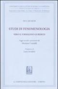 Studi di fenomenologia. Verso il formalismo giuridico?