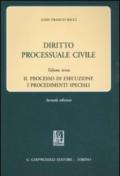 Diritto processuale civile. 3.Il processo di esecuzione. I procedimenti speciali