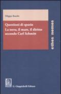 Questioni di spazio. La terra, il mare, il diritto secondo Carl Schmitt