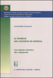 Le sinergie nel governo di impresa. Una risposta sistemica alla complessità