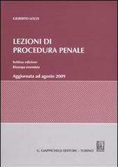 Lezioni di procedura penale