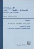 Manuale di diritto costituzionale italiano ed europeo: 3