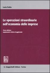 Le operazioni straordinarie nell'economia delle imprese