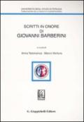 Scritti in onore di Giovanni Barberini