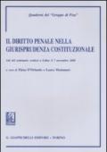 Il diritto penale nella giurisprudenza costituzionale. Atti del Seminario (Udine, 7 novembre 2008)