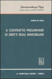 Il contratto preliminare di diritti reali immobiliari