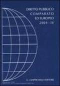 Diritto pubblico comparato ed europeo 2004. 4.