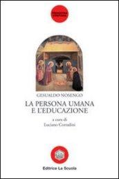 La persona umana e l'educazione