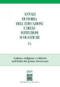 Annali di storia dell'educazione e delle istituzioni scolastiche (2010): 16