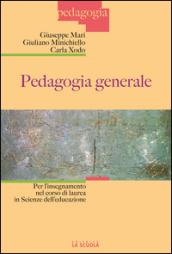 Pedagogia generale per l'insegnamento nel corso di laurea in scienza dell'educazione